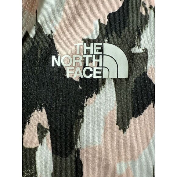 The North Face FlashDry Pink and Green Camo Workout Exercise Tank Top Women's M - Picture 4 of 7